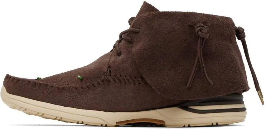 Visvim Brown FBT Lhamo-Folk Sneakers