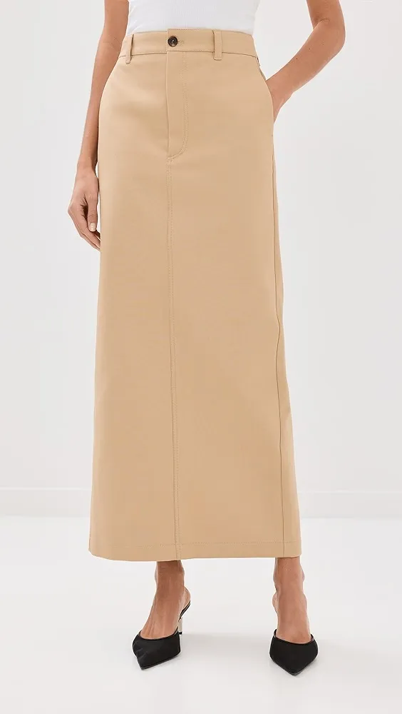 WARDROBE.NYC   Drill Column Skirt 