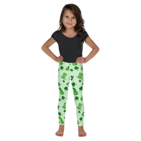 Watercolor St. Patrick's Day Kid's Leggings