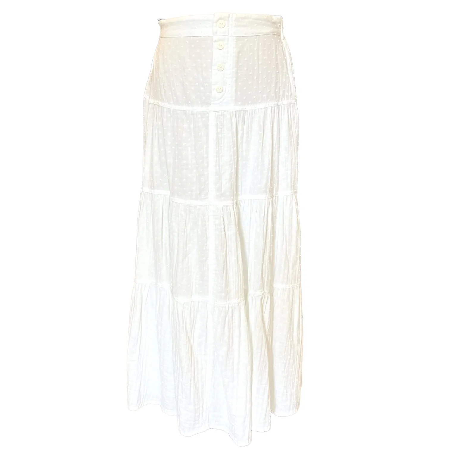 White Maxi Skirt - 8