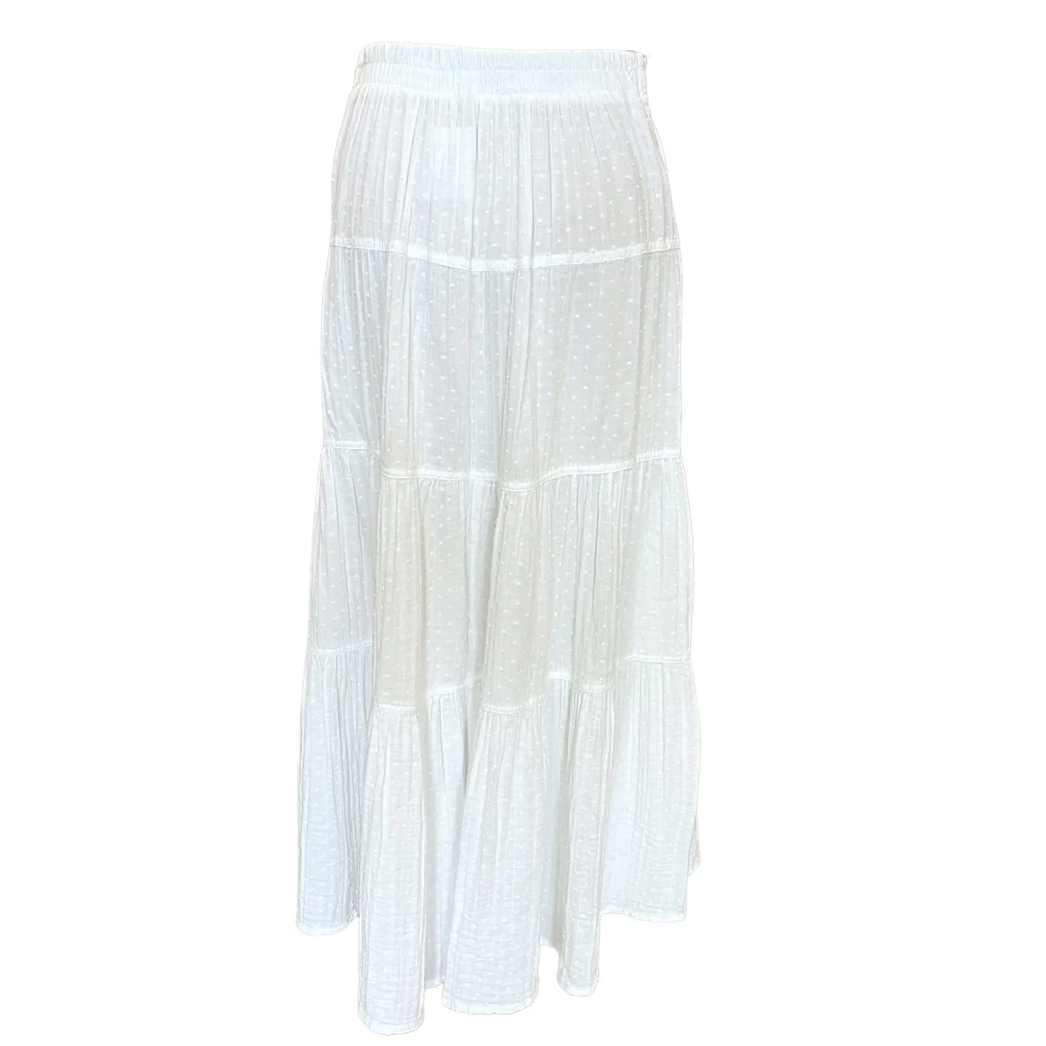 White Maxi Skirt - 8