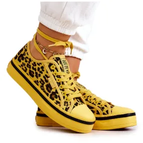 Women's Sneakers Pantera Big Star JJ274616 Yellow