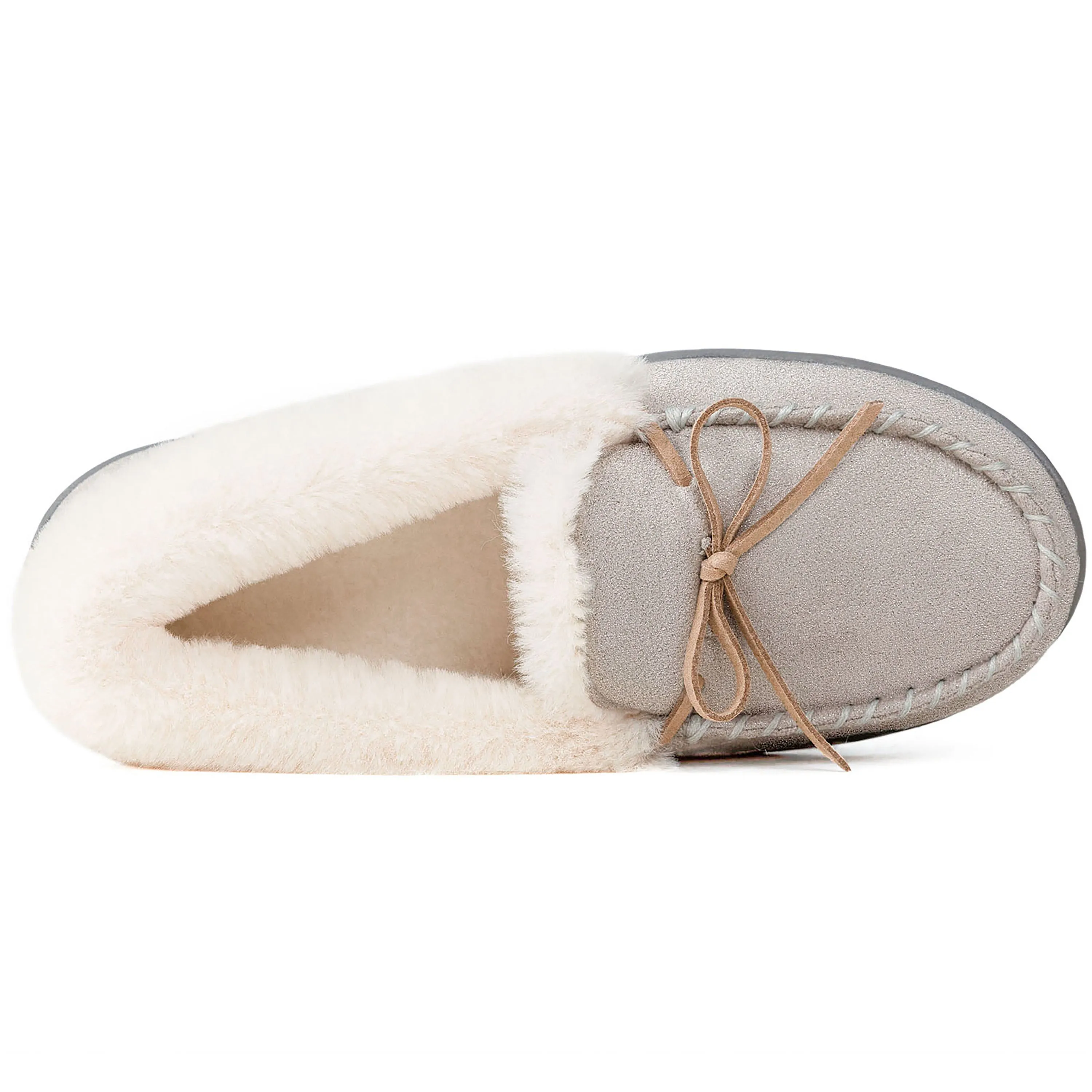 Women's Caroline Glittered Moccasin Slipper