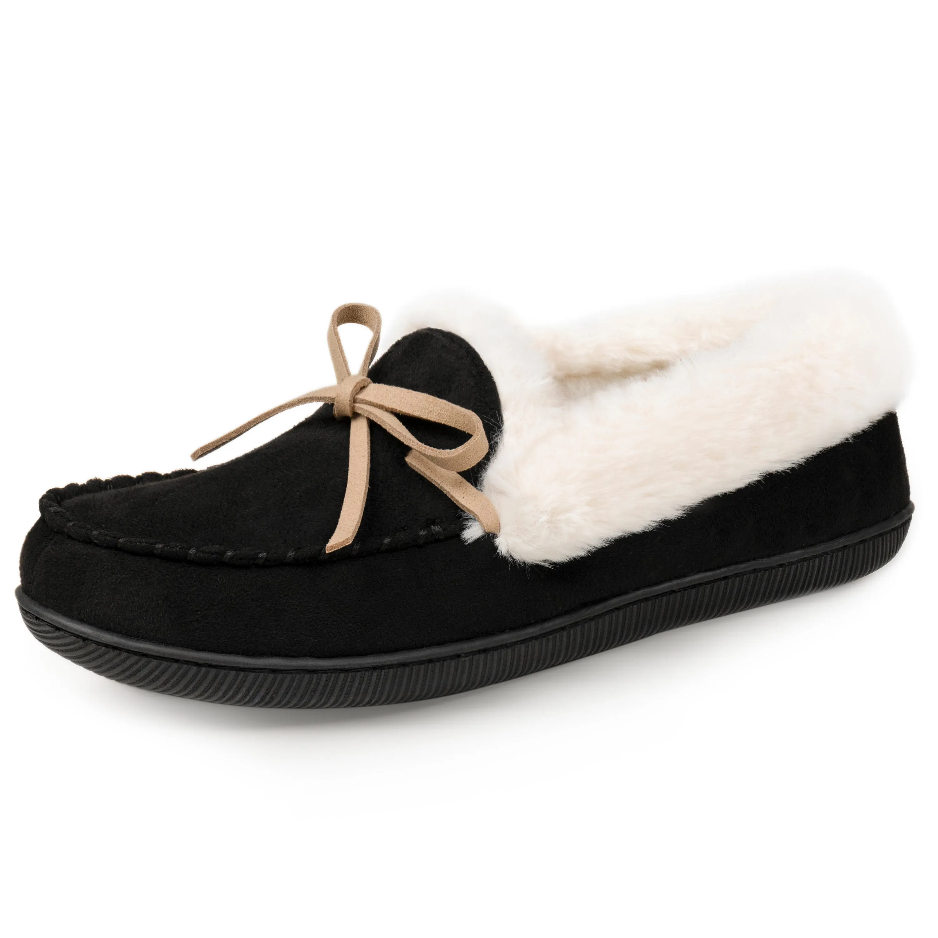 Women's Caroline Glittered Moccasin Slipper