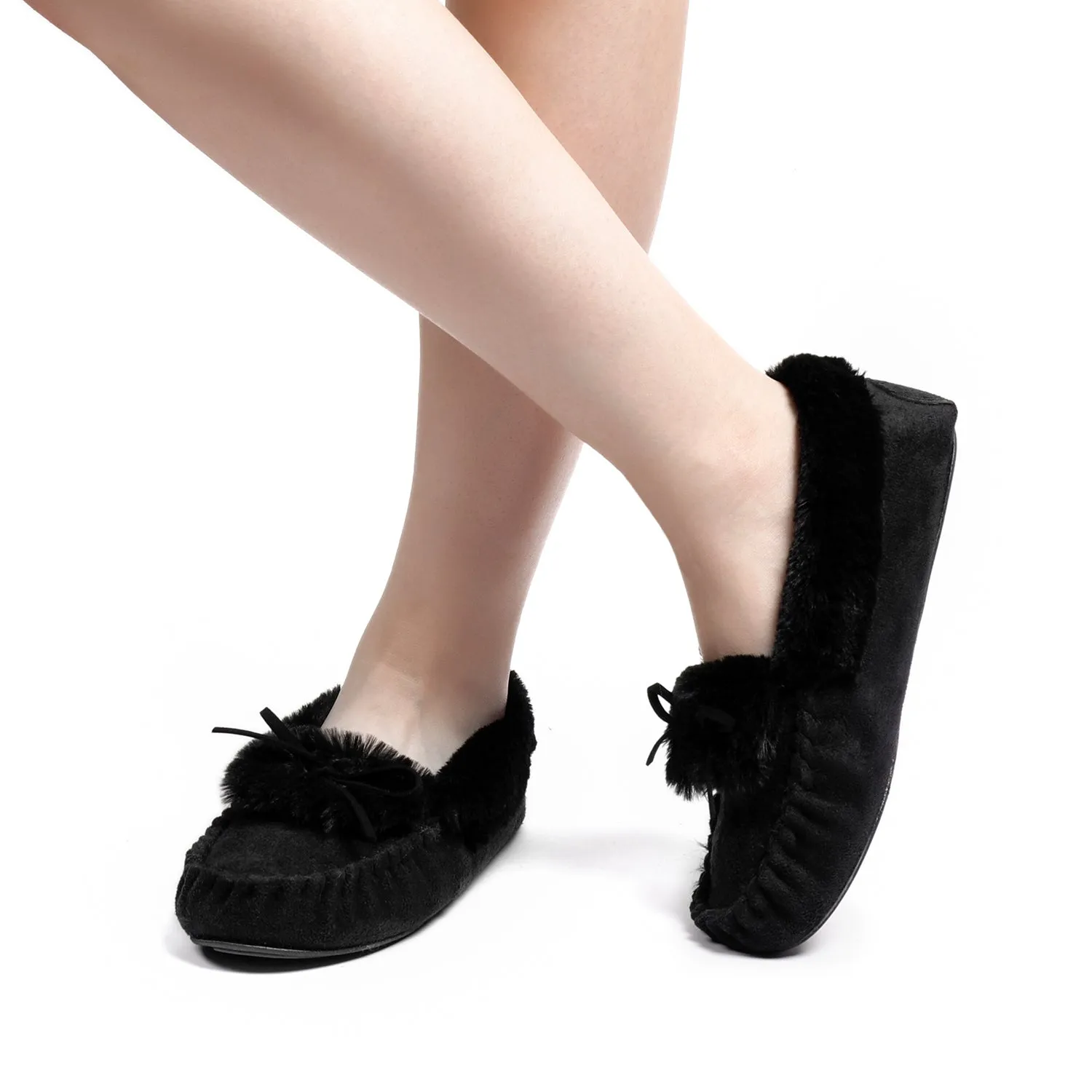 Women's Naomi Faux Fur Moccasin Slipper