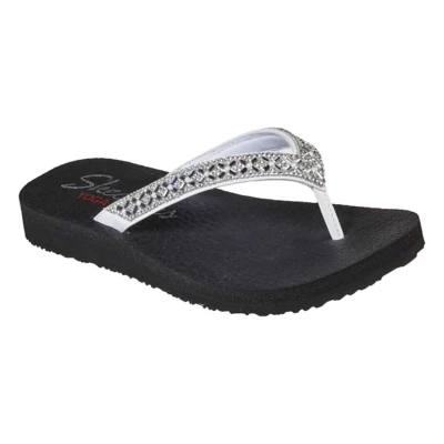 Women's Skechers Meditation Lotus Bae Flip Flop Sandals