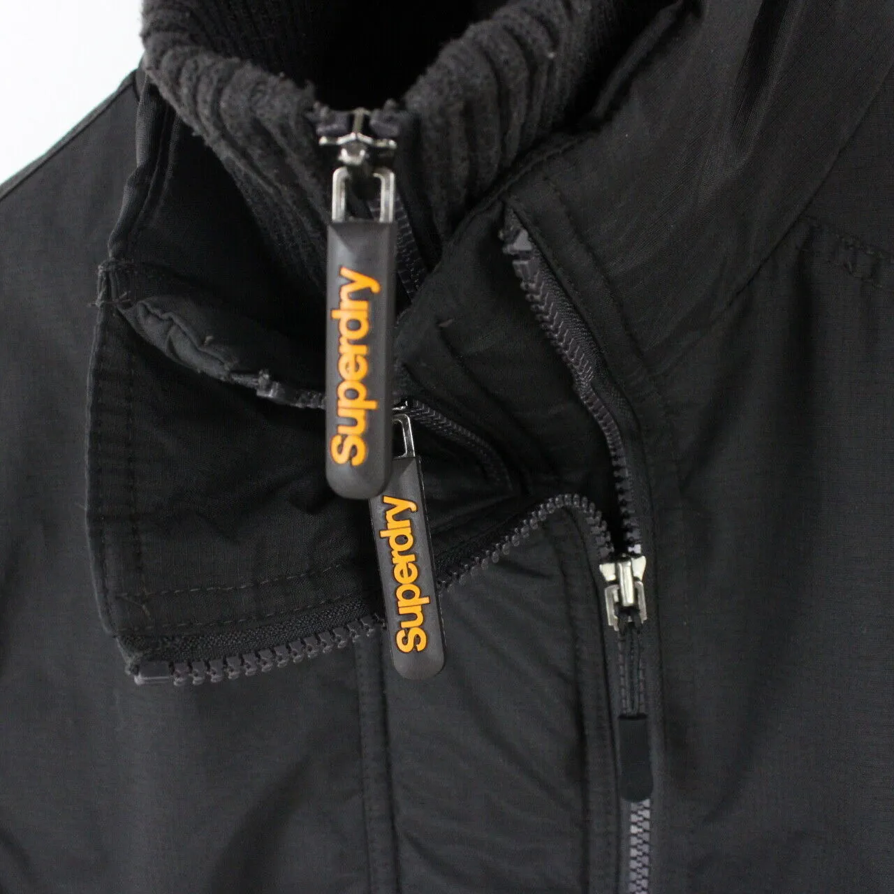 Womens SUPERDRY Jacket Black | Medium