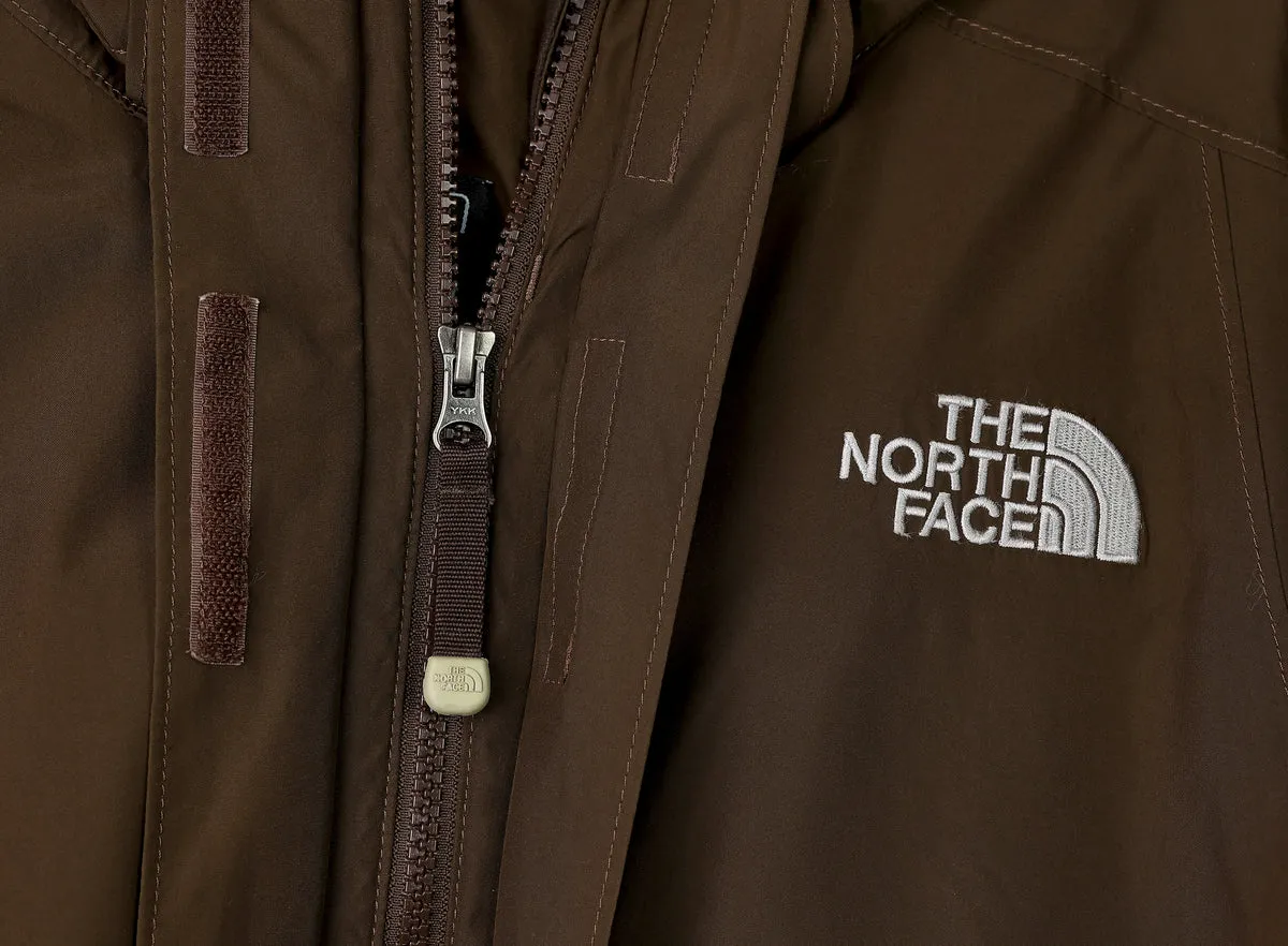 Womens The North Face Hyvent Rain Jacket - Brown - Womens M