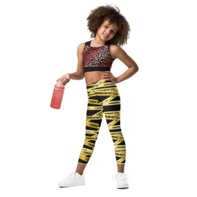 Yellow Tape Kid's Leggings