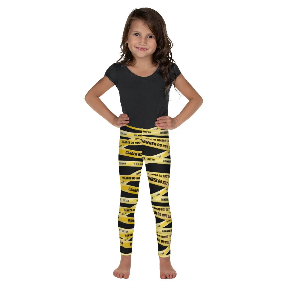 Yellow Tape Kid's Leggings