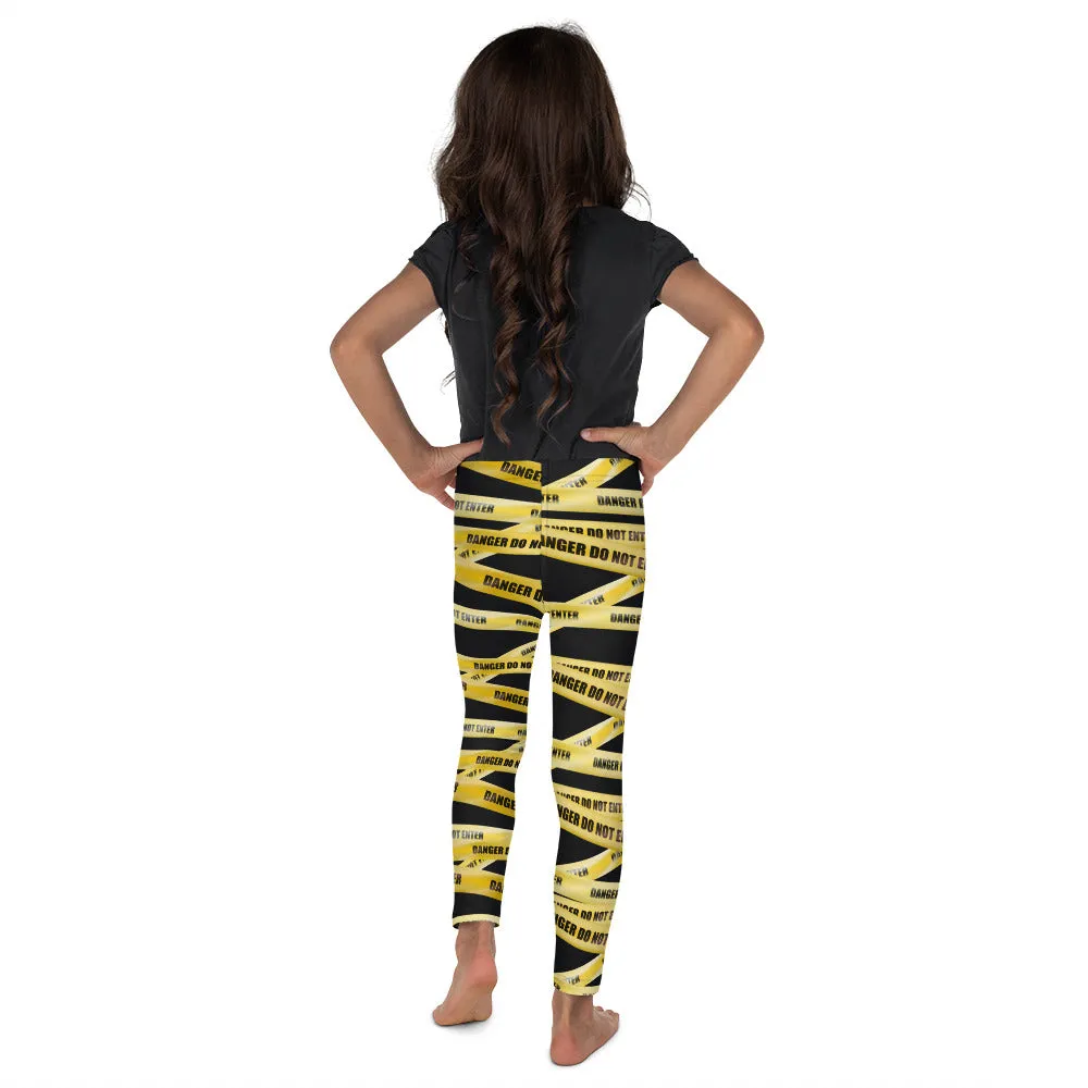 Yellow Tape Kid's Leggings