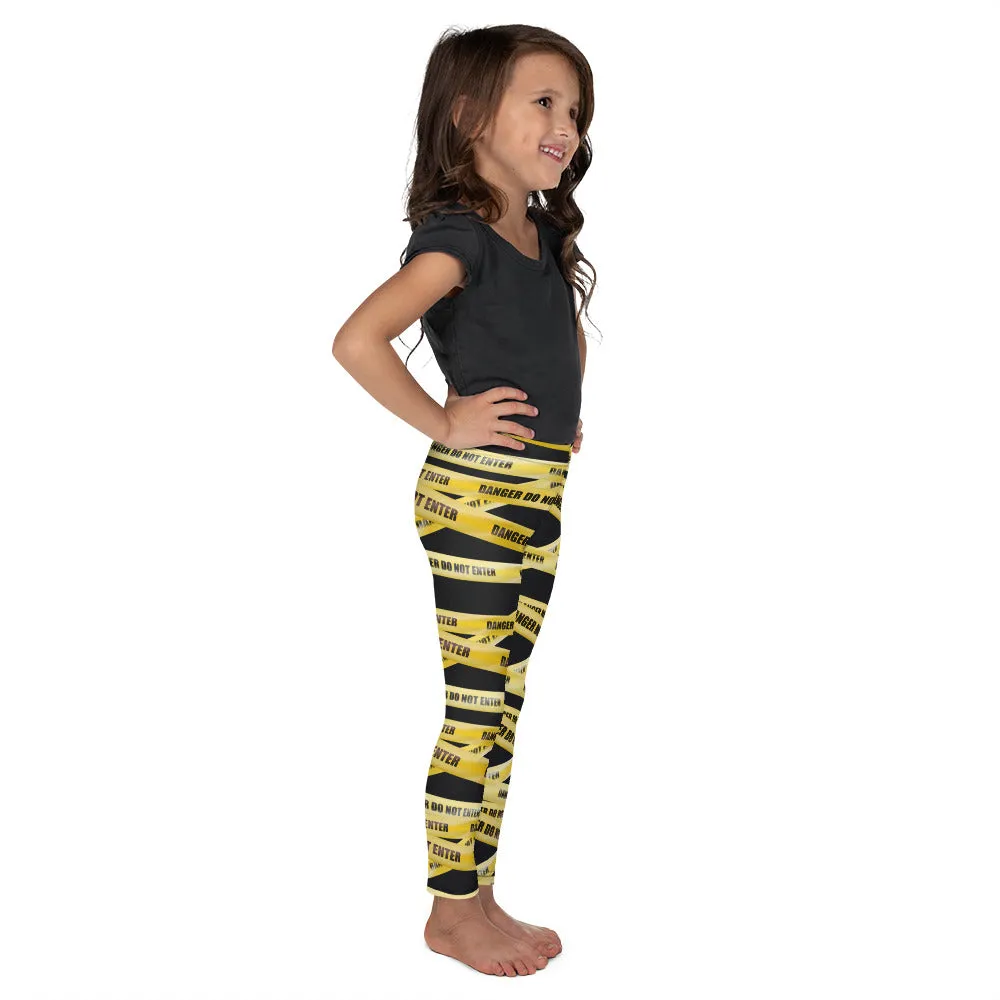 Yellow Tape Kid's Leggings