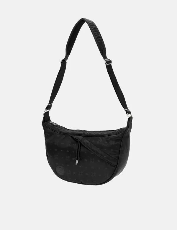 Yoshida & Co Monogram Shoulder Bag - Black